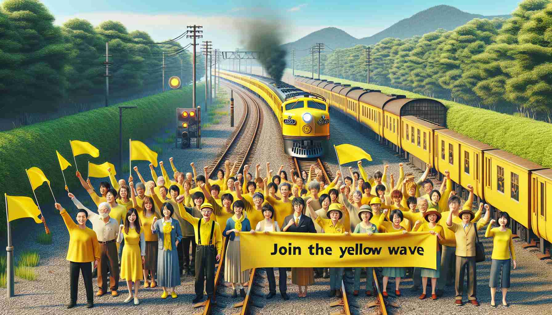 Join the Yellow Wave: How One Community is Supporting Isumi Railway's Comeback!